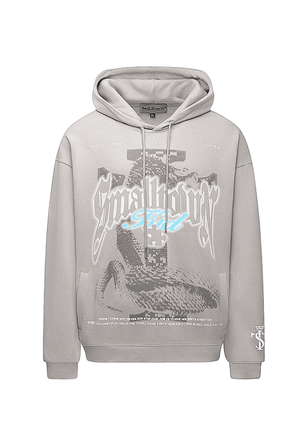 Retro Anaconda Print Hoodie - PSYLOS 1, Retro Anaconda Print Hoodie, Hoodie, Small Town Kid, PSYLOS 1