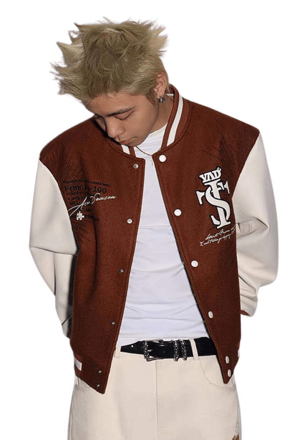 Small town kid python embroidered jacket small town kid