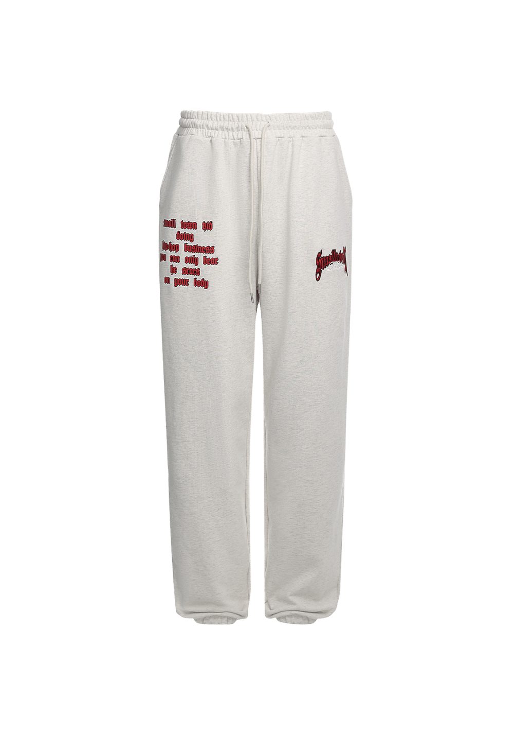 Logo Curved Print Sweatpants - PSYLOS 1, Logo Curved Print Sweatpants, Pants, Small Town Kid, PSYLOS 1